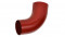 Pipe bend 70° red 758 2/5